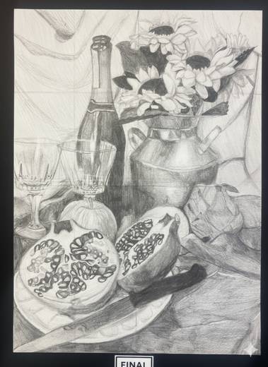 Pupil artwork — Clydebank High School, 2025, S4