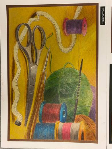 Pupil artwork — Vale of Leven Academy, 2025, S4