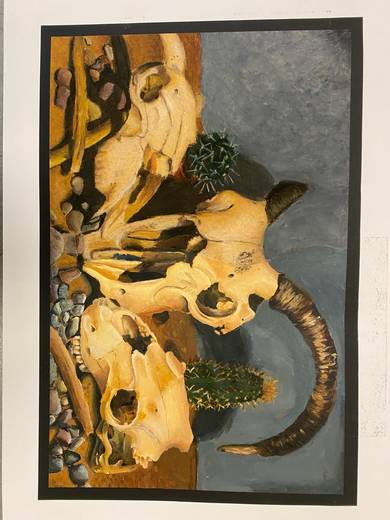 Pupil artwork — Vale of Leven Academy, 2025, S6