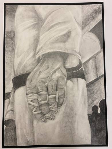 Pupil artwork — Vale of Leven Academy, 2025, S6