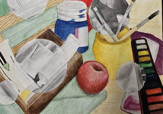 Pupil artwork - Clydebank High School, 2026, S3–S4