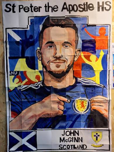 Pupil artwork - St Peter the Apostle High School, 2026, S1–S2